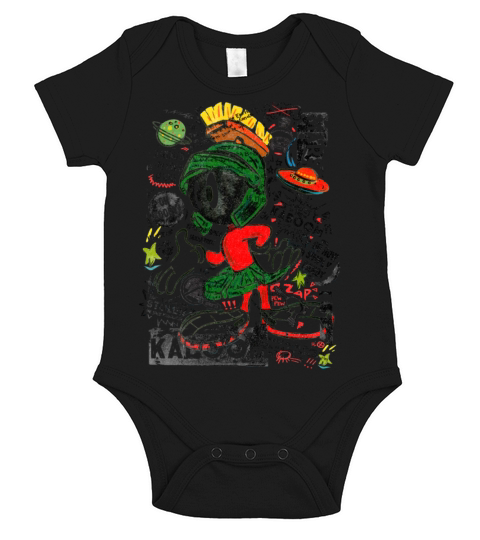 Looney Tunes Marvin The Martian Short Sleeve Baby One-Piece