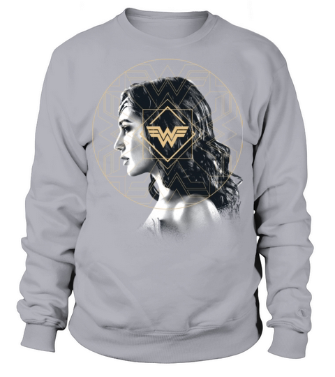 Wonder Woman 1984 Profile Portrait Men's Sweatshirt