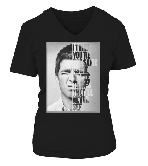 Noel Gallagher canvas portrait - Baby Onesie V-neck T-Shirt Woman