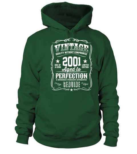 Vintage 2001 Aged to Perfection Women's Hoodie
