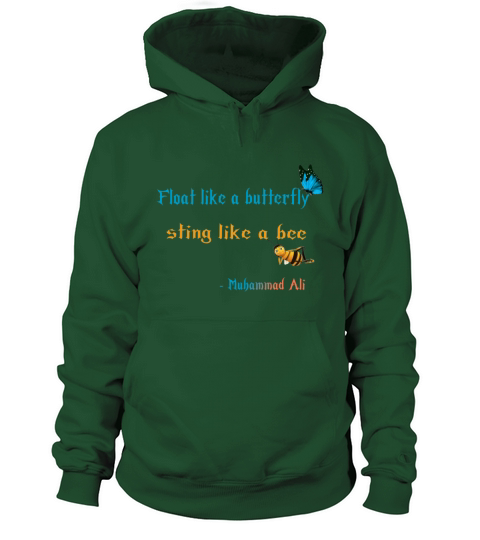 Float like a butterfly sting like a bee design Women's Hoodie