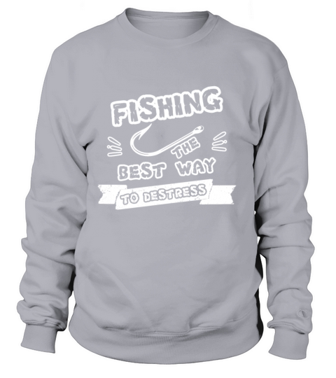fishing calm destress fish hook fisher gift Women's Sweatshirt