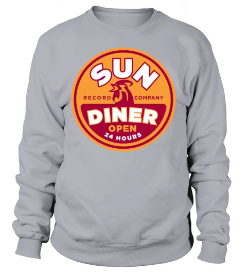 Sun Diner Record Rooster Men's Sweatshirt