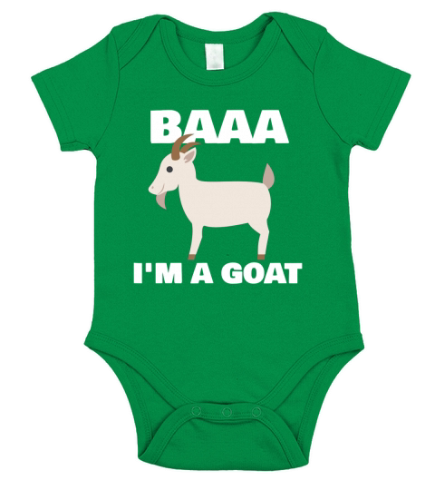 Nice Baa I’m A Goat Costume Animal Short Sleeve Baby One-Piece