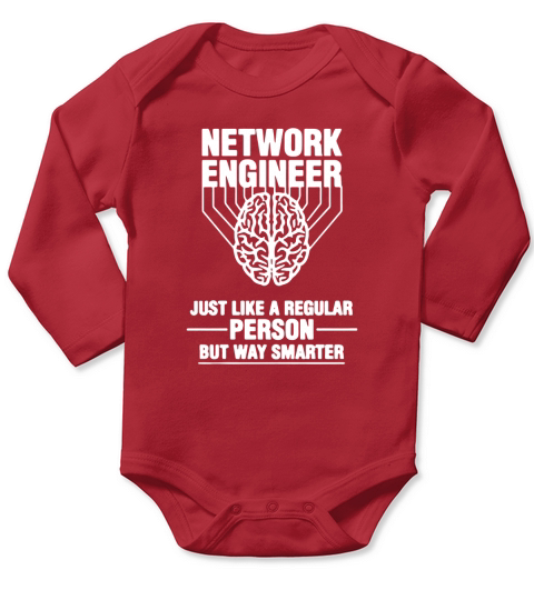 Network Engineer Shirt Long Sleeve Baby One-Piece