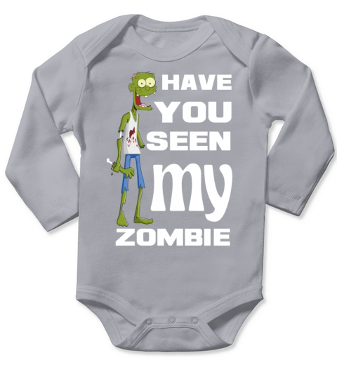 Have You Seen My Zombie Long Sleeve Baby One-Piece