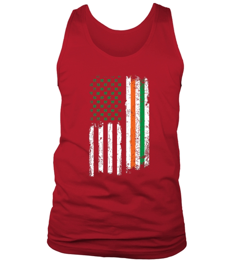 American Shamrock Flag Tank Top Unisex