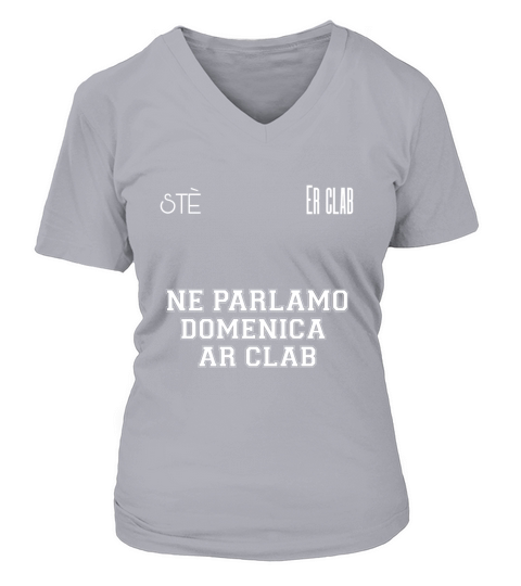 Ne parlamo domenica ar clab V-neck T-Shirt Woman