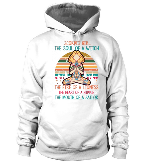 Yoga - Scorpio Girl The Soul Of A Witch Women's Hoodie