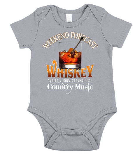 Whiskey and Country - Music Short Sleeve Baby One-Piece