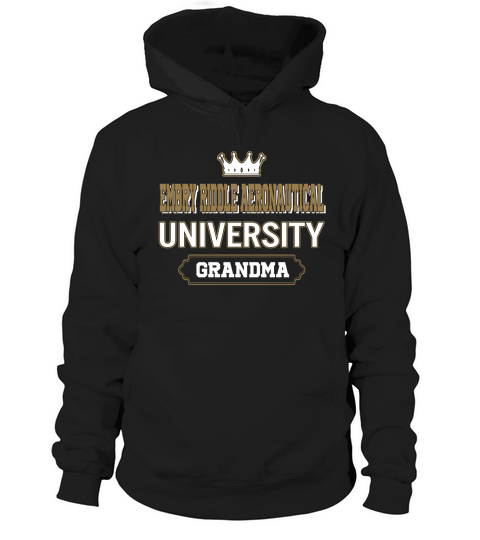 Embry Riddle Aeronautical University Grandma Great Gift For Grandparents Hoodie Unisex