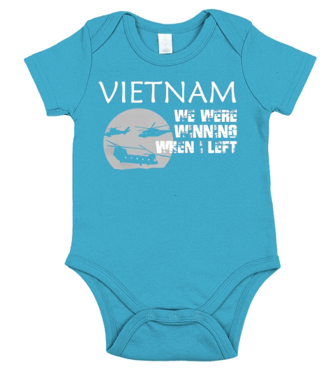 vietnam we were winning when i left Short Sleeve Baby One-Piece