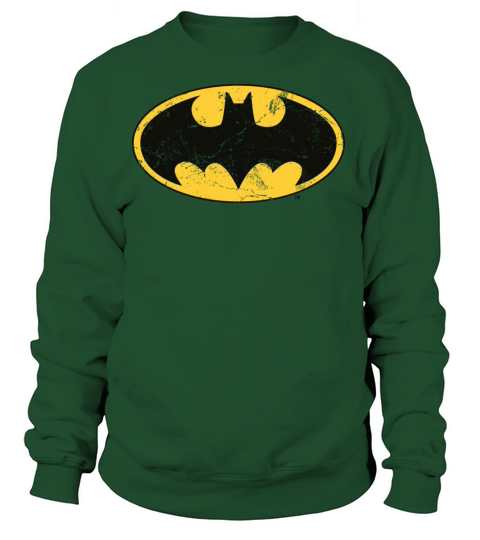 DC Comics Batman Logo Used Look Women's Sweatshirt