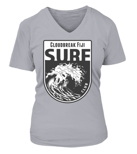 Cloudbreak Tavarua Island Fiji Surf Souvenir Surfi Women's V-Neck T-shirt