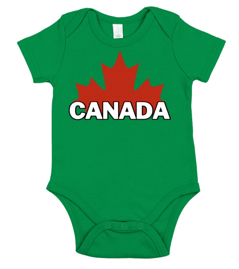 Canada Short Sleeve Baby One-Piece