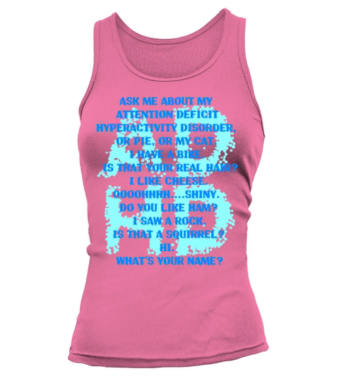Attention Deficit Hyperactivity Disorder Women's Tank Top