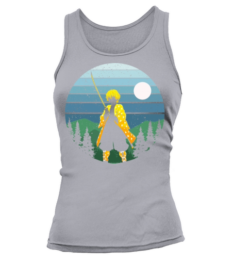 Retro Anime Kimetsu no Yaiba Zenitsu Women's Tank Top