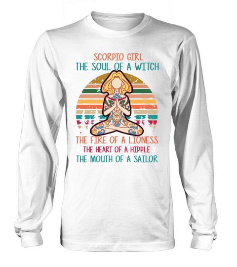 Yoga - Scorpio Girl The Soul Of A Witch Women's Long Sleeve