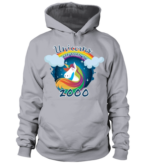 Unicorns are born in 2000 Women's Hoodie