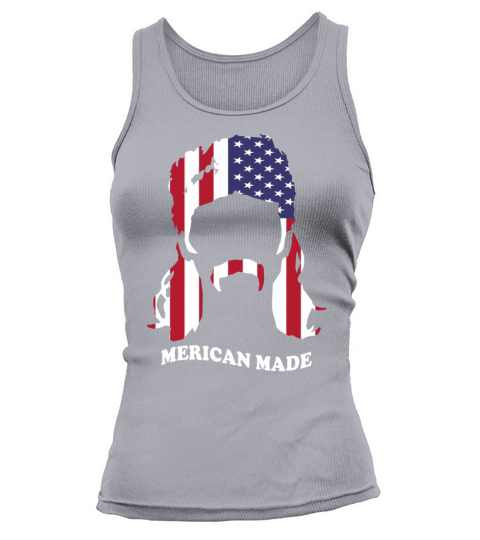 Mens Tank Navy Patriotic Merican Made Print Gildan Women's Tank Top