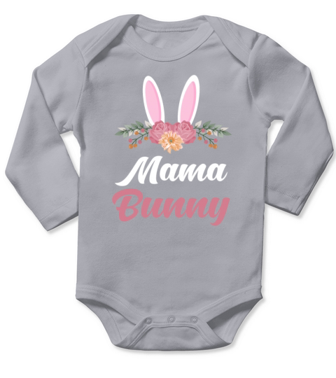 Easter Bunny Easter Bunny Mom Long Sleeve Baby One-Piece