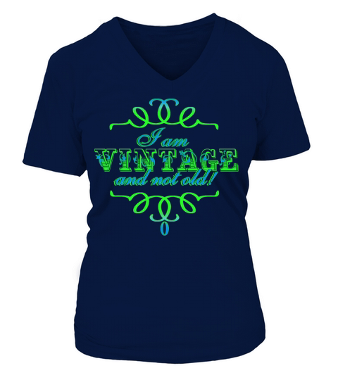Vintage Cyan - Green Women's V-Neck T-shirt