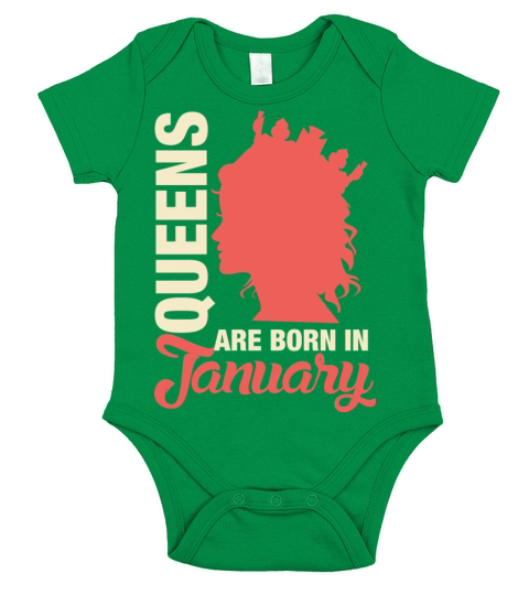 Born In January Short Sleeve Baby One-Piece