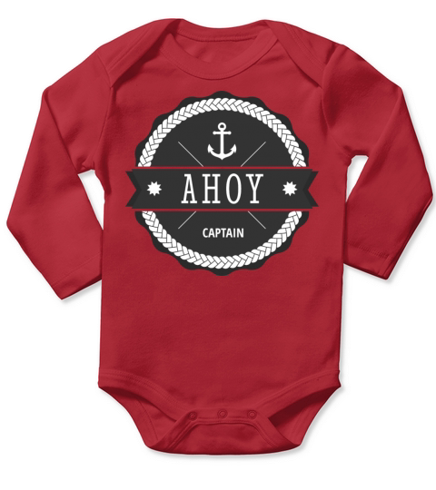 ahoy Long Sleeve Baby One-Piece