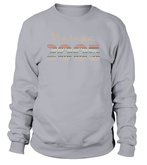Vintage 2005 Retro Birthday Gift Slogan Quote Men's Sweatshirt