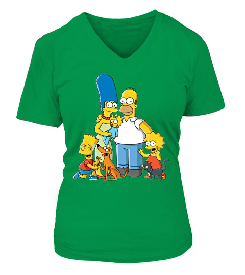 Simpsons T-Shirt V-neck T-Shirt Woman