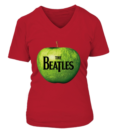 Bravado The Beatles Apple Logo V-neck T-Shirt Woman