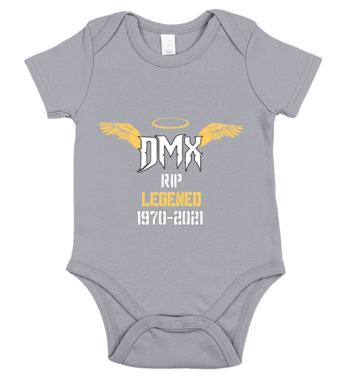 DMX Tribute T-shirt Angel Legend Rest in Peace Short Sleeve Baby One-Piece