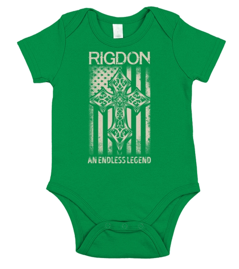 RIGDON An Endless Legend Name Shirts Short Sleeve Baby One-Piece