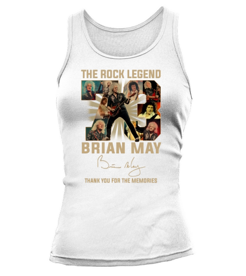 The Rock Legend 73 Brian May Thank You For The Memories Signature - Travel Mug Tank top Woman