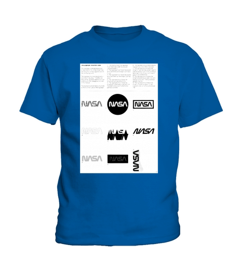 Manuel de normes graphiques Nasa 1976 0002 Le logotype Utilisations incorrectes Kids T-Shirt