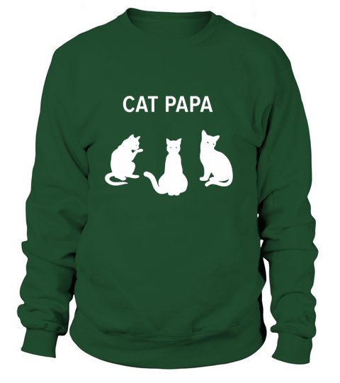 Mens Cat Papa t-shirt for men who are cat dads Women's Sweatshirt