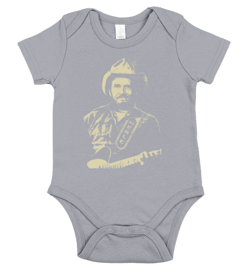 Merle Haggard Tshirt Short Sleeve Baby One-Piece