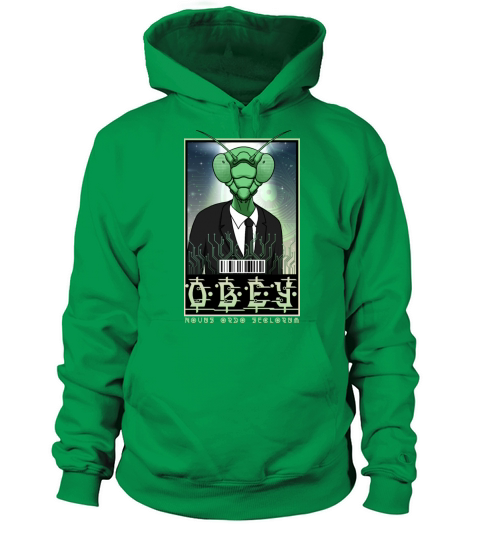 Obey - Novus Ordo Seclorum - Mantis Alien Women's Hoodie