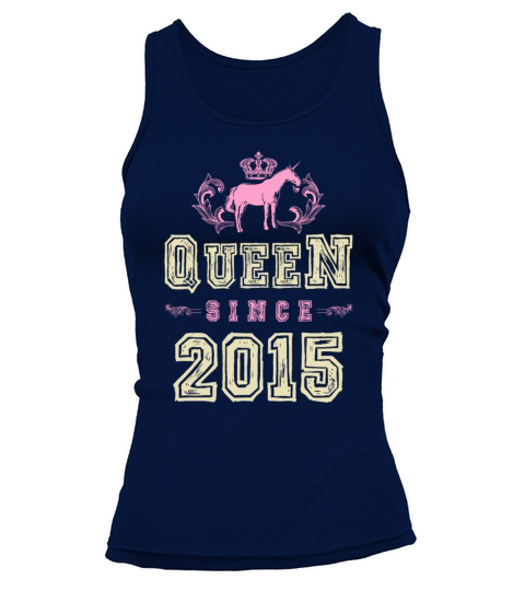2015 Queen unicorn Tank top Woman