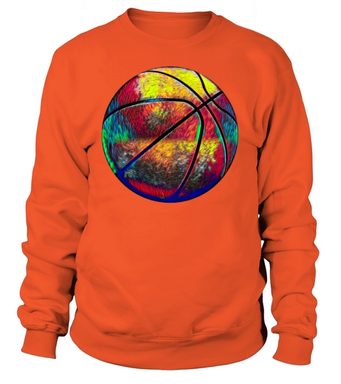 Basketball Ball Sport Fan Design Colored Women's Sweatshirt