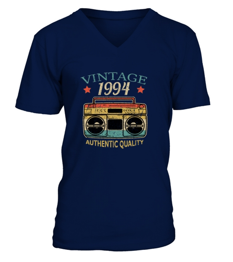 Vintage 1994 Radio Authentic Quality B-Day Gift Men's V-Neck T-shirt