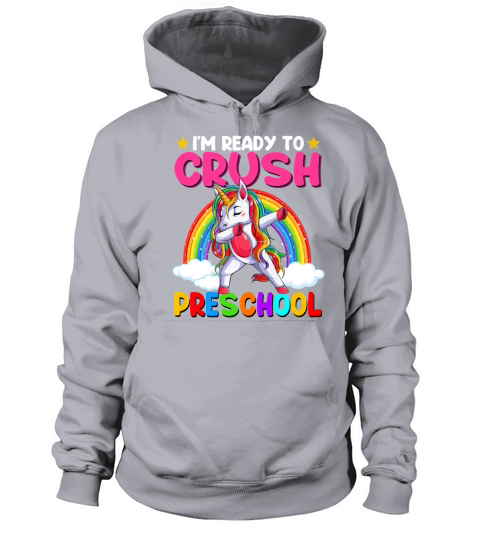 I m Ready To Crush Preschool Dabbing Unicorn Women's Hoodie