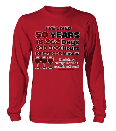 50th Birthday Long Enough Women's Long Sleeve