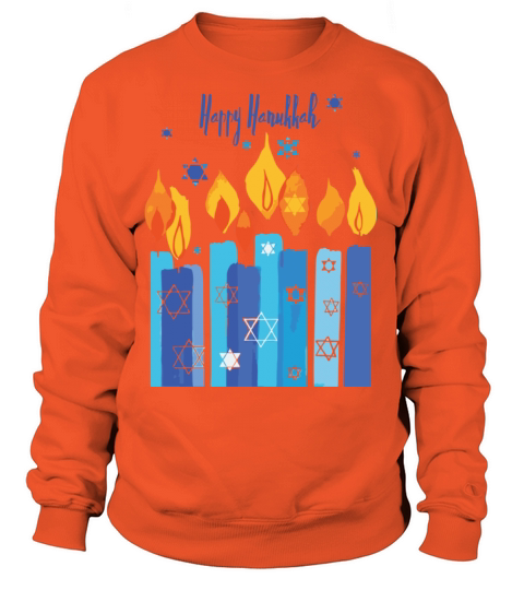 Happy Hanukkah Festival Of Light Star Of David Women's Sweatshirt
