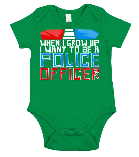 Future Police Officer Short Sleeve Baby One-Piece