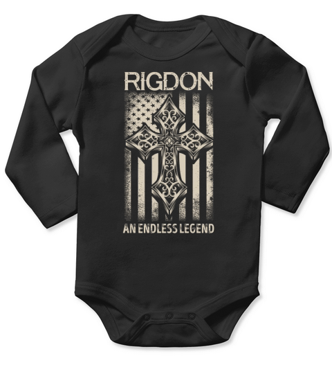RIGDON An Endless Legend Name Shirts Long Sleeve Baby One-Piece