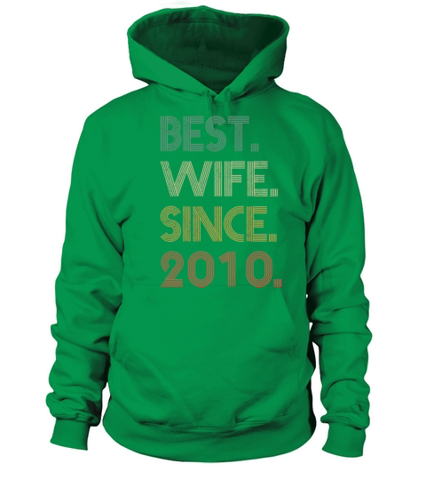 Best Wife Since 2010 Epic Matching 10Th Wedding An Women's Hoodie