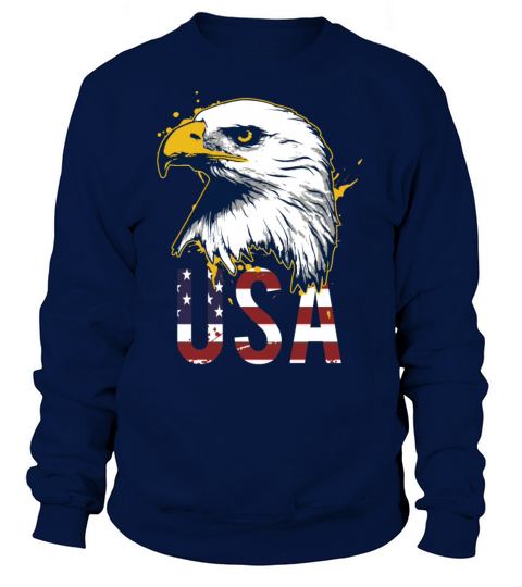 Vintage Bald Eagle USA Gift T Shirt Women's Sweatshirt