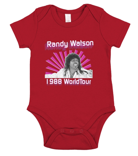 Randy Watson 1988 World Tour Short Sleeve Baby One-Piece