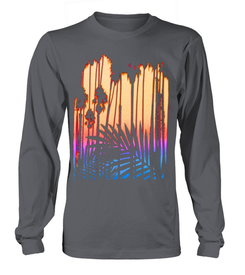 Tropical Paradise Sunset Women's Long Sleeve